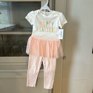 NWT Carter’s two piece Easter outfit. Size 24 M